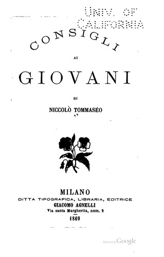 Consigli ai giovani