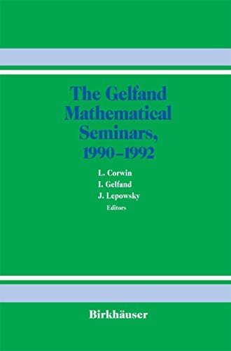 The Gelfand mathematical seminars, 1990-1992