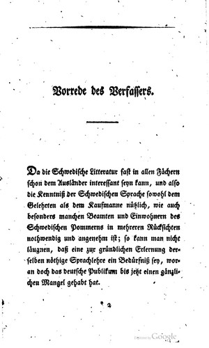 Schwedische Sprachlehre für Deutsche by Gustaf Sjöborg cover