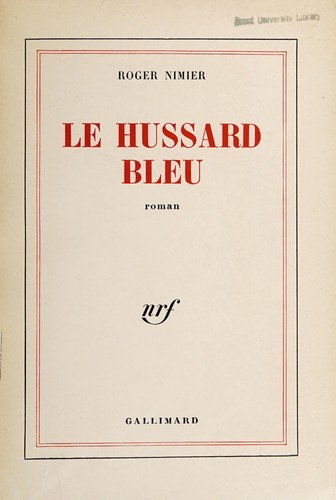 Le hussard bleu by Roger Nimier cover