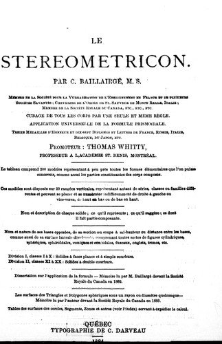 Le stéréometricon