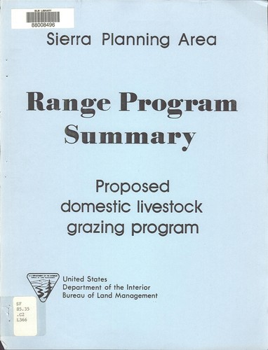 Range program summary