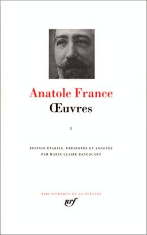 Euvres by Anatole France cover