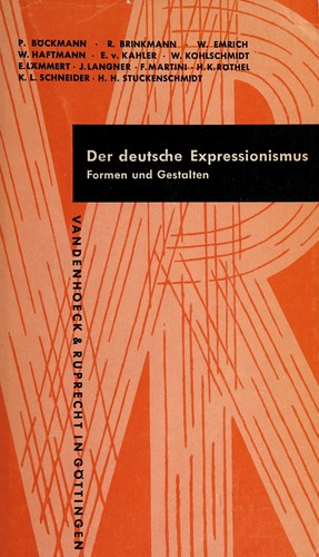 Der deutsche Expressionismus by Steffen, Hans cover
