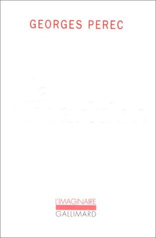 La Disparition by Georges Perec cover