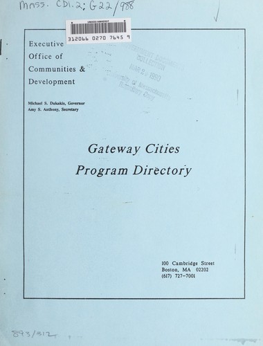Gateway cities program directory
