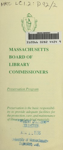 Preservation program