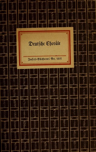 Deutsche Chor©Þle by Duke University. Library. Jantz Collection. German Baroque Literature cover