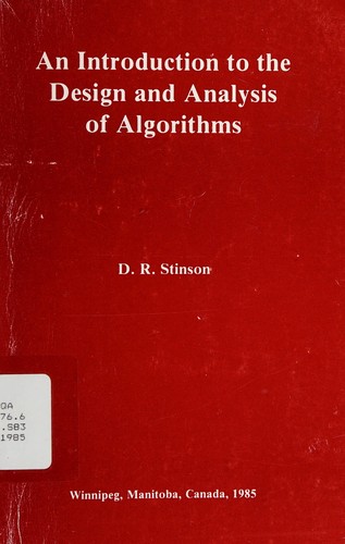 An introduction to the design and analysis of algorithms
