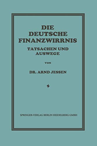 Die Deutsche Finanzwirrnis by Arnd Jessen cover