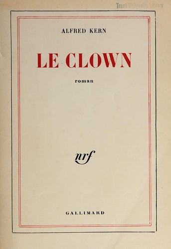Le clown by Kern, Alfred cover