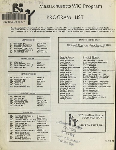 Program list