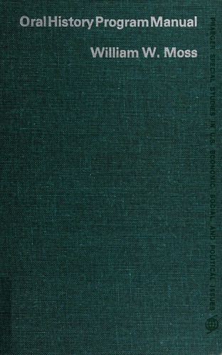 Oral history program manual