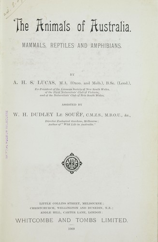 The animals of Australia