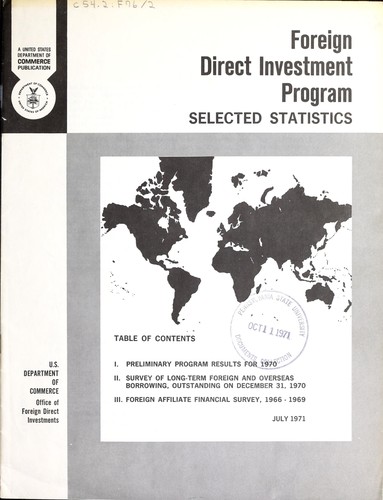 Foreign direct investment program