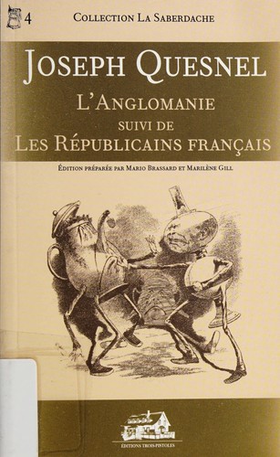 L' Anglomanie by Joseph Quesnel cover