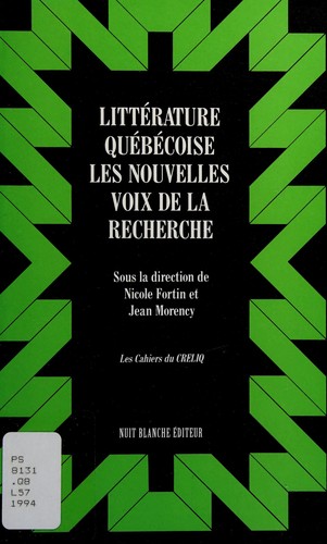 Littérature québécoise