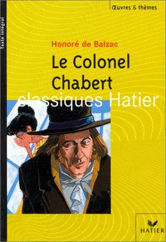 Le Colonel Chabert by Honoré de Balzac cover