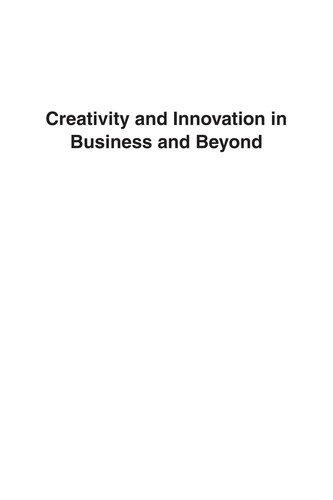 Creativity and innovation in business and beyond