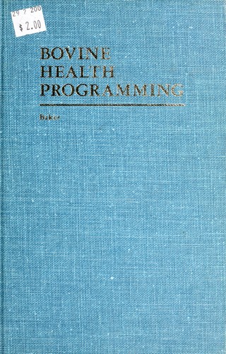 Bovine health programming