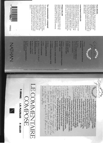 Le commentaire composé by Brunel, Pierre. cover
