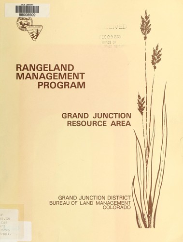 Rangeland management program