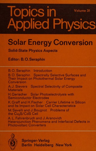 Solar energy conversion