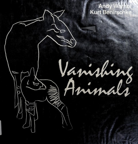 Vanishing animals by Kurt Benirschke cover