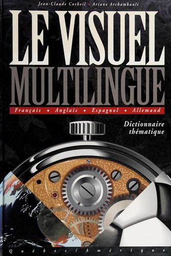 Le visuel multilingue by Jean Claude Corbeil cover