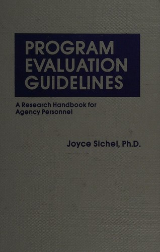 Program evaluation guidelines
