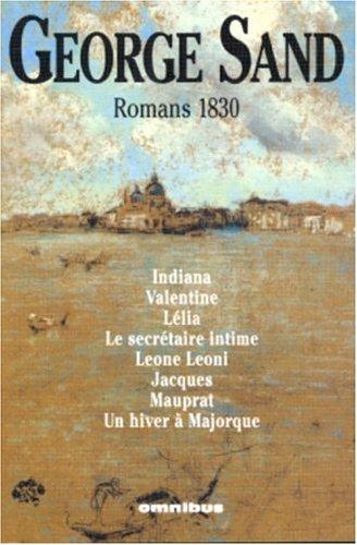 Romans 1830 by George Sand cover