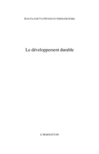 Développement durable