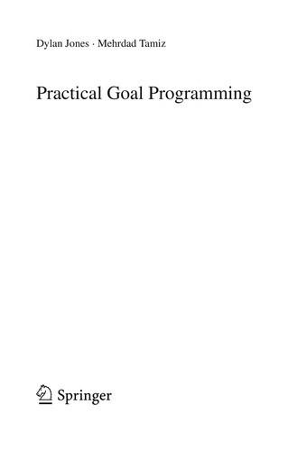 Practical goal programming