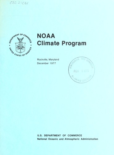 NOAA climate program
