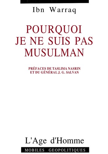 Pourquoi je ne suis pas musulman by Ibn Warraq cover