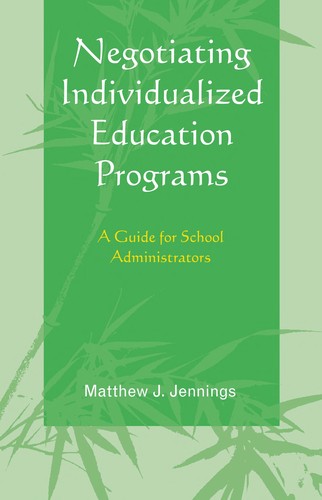 Negotiating individualized education programs