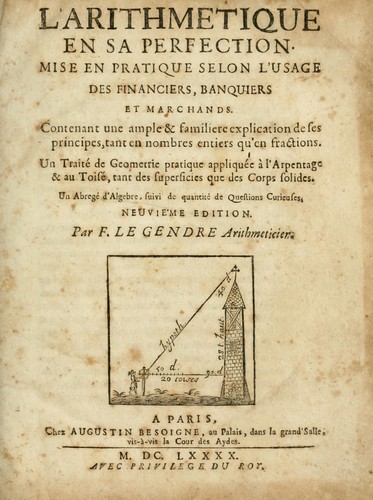 L' arithmetique en sa perfection