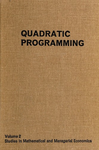 Quadratic programming