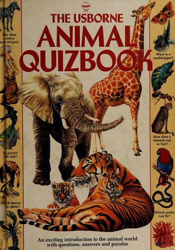 The Usborne animal quizbook by Paul Dowswell cover