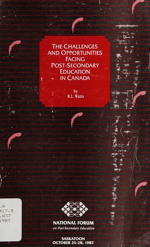 The challenges and opportunities facing post-secondary education in Canada