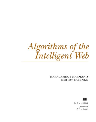 Algorithms of the intelligent web