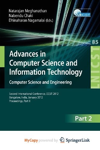 Advances in Computer Science and Information Technology. Computer Science and Engineering by Natarajan Meghanathan, Nabendu Chaki, Dhinaharan Nagamalai cover