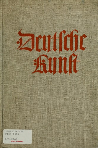 Deutsche Kunst by Rothkirch, Wolfgang Graf von cover