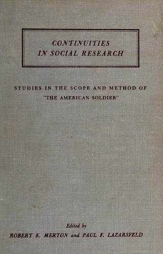 Continuities in social research