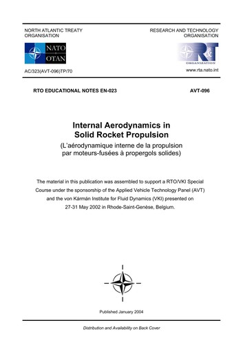 Internal aerodyamics in solid rocket propulsion