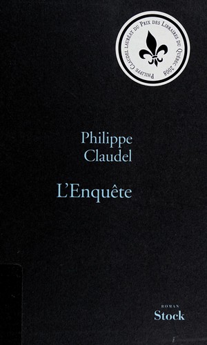 L'enquête by Philippe Claudel cover