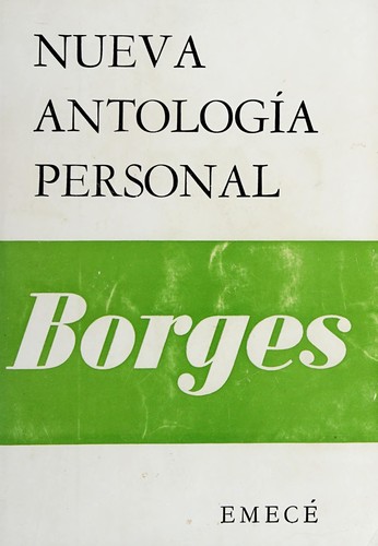 Nueva antología personal by Jorge Luis Borges cover