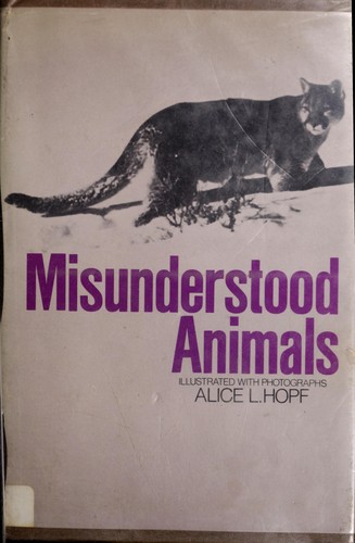 Misunderstood animals by Alice Lightner Hopf cover