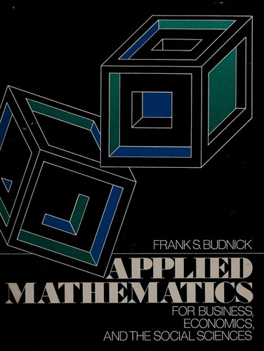 Applied mathematics for business, economics, and the social sciences