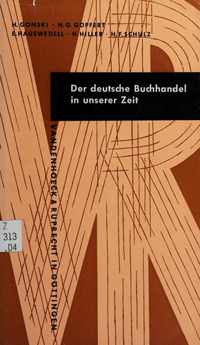 Der Deutsche Buchhandel in unserer Zeit by  cover